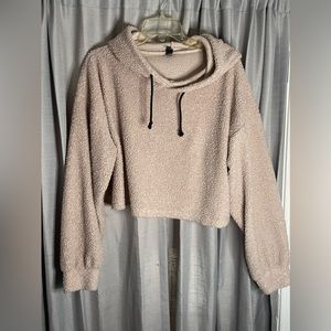 Pink Windsor crop hoodie size M